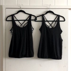 Express Workout Top Bundle w/built in bra